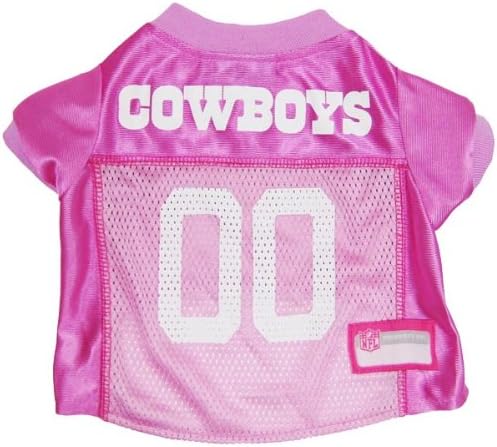 Dallas Cowboys PINK Dog Jersey