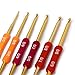 6pcs Double Ended Crochet Hooks Needles Sizes 2-3/3-5/4-6/5-7/6-9/7-8