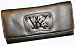 Women's Kathy Van Zeeland Wallet Monogram Clutch Light Grey