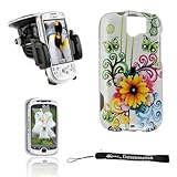 WHITE FLOWER BUTTERFLY Crystal Protective Hard Plastic Graphic Case for T-M ....