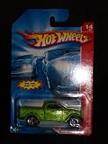 Hot Wheels 2007 098 98 Code Car Series 14 of 24 Dodge Power Wagon Green with Flames 1:64 Scale