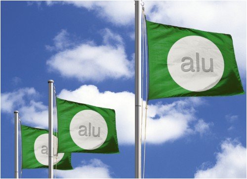 FAHNENMAST-KOMPL ETT-ALU-SET 639693