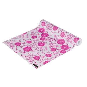 Wai Lana Yoga and Pilates Mat, Blossom Silver/Plum