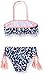 Jantzen Girls' Animal Print Fringe Bikini Swimsuit
