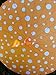 Quasimoon PaperLanternStore.com 32 Inch Orange Polka Dot Paper Parasol Umbrella