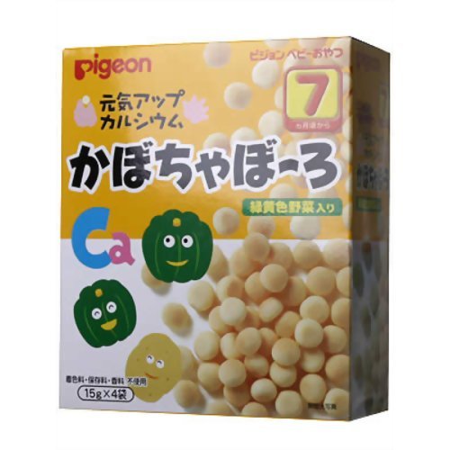 ピジョン 元気アップカルシウム かぼちゃぼーろ 7ヶ月頃から
