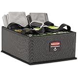 Rubbermaid Commercial Products 1902468 Executive Janitorial Housekeeping Quick Cart Caddy (Large)