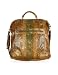 Ghibli Golden Brown Reptile Leather Large Tote Bag