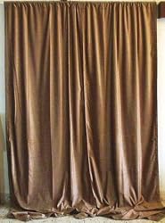 TaupeVelvethometheaterCurtains/Drapes/Panels