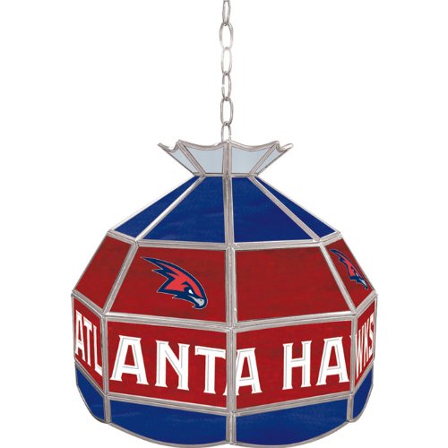 NEW Atlanta Hawks NBA 16 inch Tiffany Style Lamp - NBA1600-AH