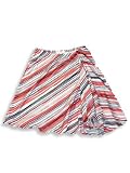 Kyds - Girls Silky Feel Skirt, Orange, Multi