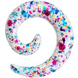 00 Gauge Acrylic Rainbow Bubblegum Spatter Spiral Taper