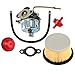 HIFROM Replace Carburetor Carb kit for Tecumseh 631921 631070 631070A 631074 H25 H30 H35 H40 with Air Filter 30727 30604 John Deer AM30900 Cub Cadet 488619 488619-R1 Lesco 050113