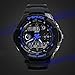 Bessky? Multi Function Military Sports LED Analog Digital Waterproof Alarm Watch (Blue)