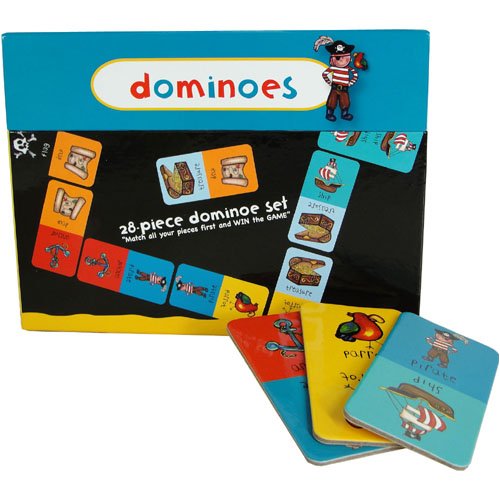 Pirate Baby Cie 28 piece dominoes set with Theme