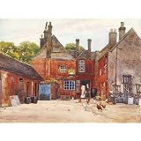 At the back of The White Hart, St. Ives, by Edward Walker (Print On Demand)