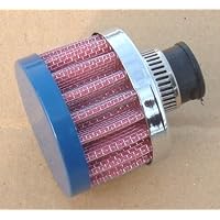12MM Blue and Chrome Air Filter Breather Valve Cover Vent