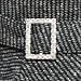 51vOMZFAHkL. AA75  GLITTERY TWEED RHINESTONE BUCKLE STINGY BRIM FEDORA HAT