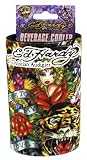Don Ed Hardy Tattoo Can Coozie Koozie Cooler NEW 4