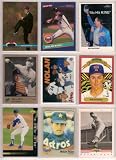 Nolan Ryan (9) Card Baseball Lot (Texas Rangers) (Houston Astros) (California Angeles)