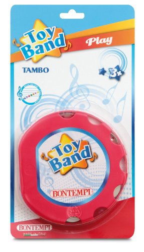 Bontempi TM1832N - Tambo, Tamburin mit abnehmbaren Schellen, 16cm Preisvergleich
