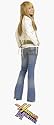 Hannah Montana Life Size Self-Stick Wall Mural