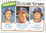 1980 Topps # 673 Allard/GD Gleaton Texas Rangers Baseball Card