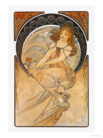 Painting Giclee Poster Print by Alphonse Mucha, 18x24