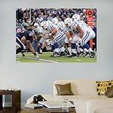 Indianapolis Colts Fathead Wall Graphic Line of Scrimmage Vs Ravens Mural - NFL