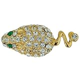 Little Gold Plated Mouse Animal Brooch Pin