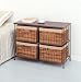 Gorgeous Ribbonwood 4 Basket Storage Chest