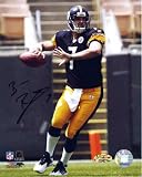 Ben Roethlisberger Pittsburgh Steelers - Passing Vertical - 16x20 Autographed Photograph