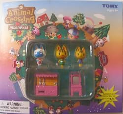 Animal Crossing Wild World Very Small 1" 3 PK Mitzi, Kaitlin, Katie