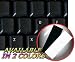 BLANK KEYBOARD STICKER BLACK BACKGROUND FOR DESKTOP, LAPTOP AND NOTEBOOK