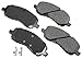 Akebono ACT866 Proact Ultra Premium Ceramic Disc Brake Pad kit