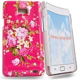 Accessory Master- Rose fleurs hard Housse pour Samsung Galaxy S2 I9100