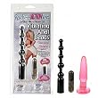 Pipedream Products Ready-4-Action Vibrating Anal Beads Adult Sex Toy Kit