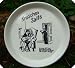 c1940s Comic Risque Hand Painted Ashtray Kruschen Salts