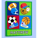 Game on Pers. Canvas Wall Art by olive kids by Olive Kids