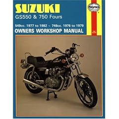 Suzuki Gs550 and Gs750 Fours Owners Workshop Manual, No. M363: '76-'82