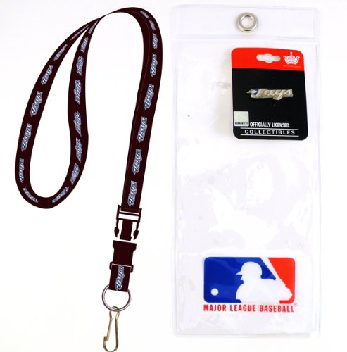 Toronto Blue Jays  Lanyard with Ticket Holder and Logo Pin