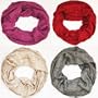 SCHLAUCHSCHAL HERBST / WINTER VERSCHIEDENE FARBEN DAMEN TUCH HALSTUCH UNI LOOP SCHAL