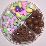 Scott's Cakes 4-Pack Chocolate Dutch Mints, Chocolate Jordan Almonds, Chocolate Pretzels, & Chocolate Malt Balls