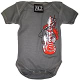 Micro Me One Piece Guitar Hero - Slate, 0-3 Months