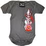 Micro Me One Piece Guitar Hero - Slate, 0-3 Months