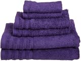 Ashley Mills 9104PUR Wash Cloth Set, Purple