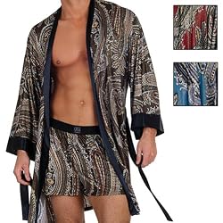 Era Robe Paisley Men's Bathrobe By Gregg Homme
