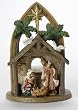 Fontanini Holy Family in Arch Nativity Votive Candle Holder #54631