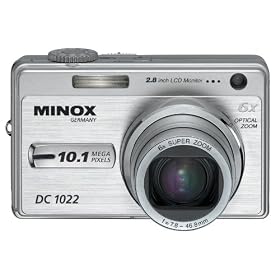 Click here to buy Minox DC1022 10.1MP Digital Camera with 6x Optical Zoom by Minox USA.