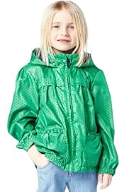 Hooded Shower Resistant Spotted Jacket